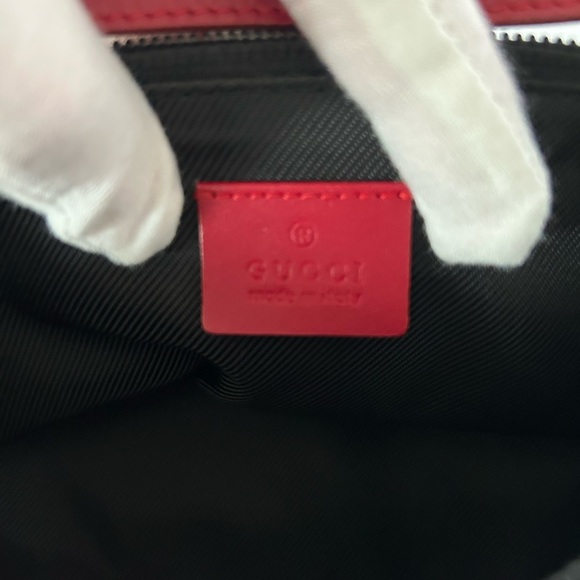 Gucci Boat Pochette Bag Red - Picture 7 of 10